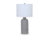 Signature Design Gray Blue Ceramic Table Lamp (1/CN)