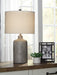 Signature Design Antique Black Ceramic Table Lamp (1/CN)