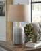 Signature Design Taupe Ceramic Table Lamp (2/CN)