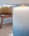 Signature Design White/Teal Ceramic Table Lamp (1/CN)