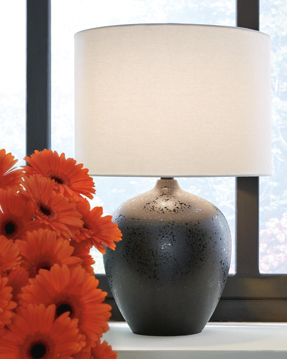 Signature Design Black Ceramic Table Lamp (1/CN)