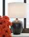 Signature Design Black Ceramic Table Lamp (1/CN)