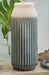 Signature Design Blue/Beige Ceramic Table Lamp (2/CN)