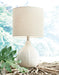 Signature Design Off White Ceramic Table Lamp (1/CN)