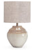 Signature Design Cream/Beige Metal Table Lamp (1/CN)