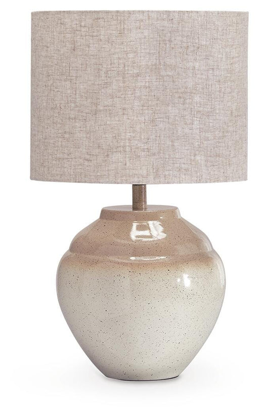Signature Design Cream/Beige Metal Table Lamp (1/CN)