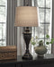 Signature Design Bronze Finish Metal Table Lamp (2/CN)