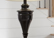 Signature Design Bronze Finish Metal Table Lamp (2/CN)