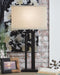 Signature Design Bronze Finish Metal Table Lamp (2/CN)