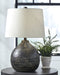 Signature Design Black/Gold Finish Metal Table Lamp (1/CN)