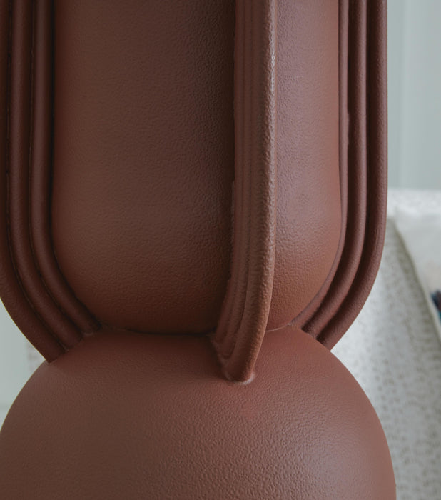 Signature Design Brick Red Metal Table Lamp (1/CN)