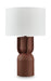 Signature Design Brick Red Metal Table Lamp (1/CN)