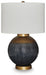 Signature Design Blue/Gold Finish Metal Table Lamp (1/CN)