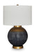 Signature Design Blue/Gold Finish Metal Table Lamp (1/CN)