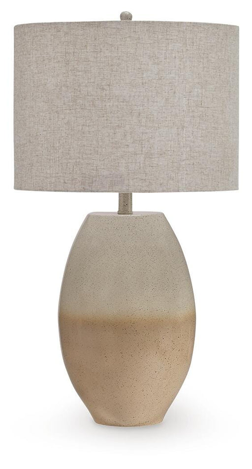 Signature Design Cream/Beige Metal Table Lamp (1/CN)