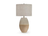 Signature Design Cream/Beige Metal Table Lamp (1/CN)