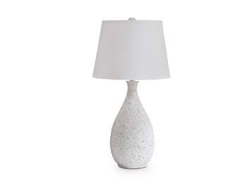 Signature Design White/Black Metal Table Lamp (1/CN)