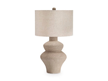 Signature Design Beige Metal Table Lamp (1/CN)