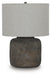Signature Design Antique Gray Metal Table Lamp (1/CN)