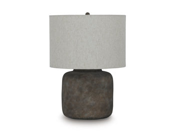 Signature Design Antique Gray Metal Table Lamp (1/CN)