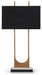 Signature Design Brass Finish Metal Table Lamp (1/CN)