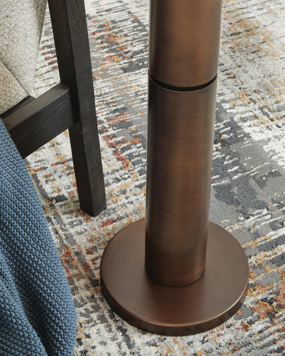 Signature Design Antique Copper Finish Metal Floor Lamp (1/CN)