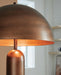 Signature Design Antique Copper Finish Metal Floor Lamp (1/CN)