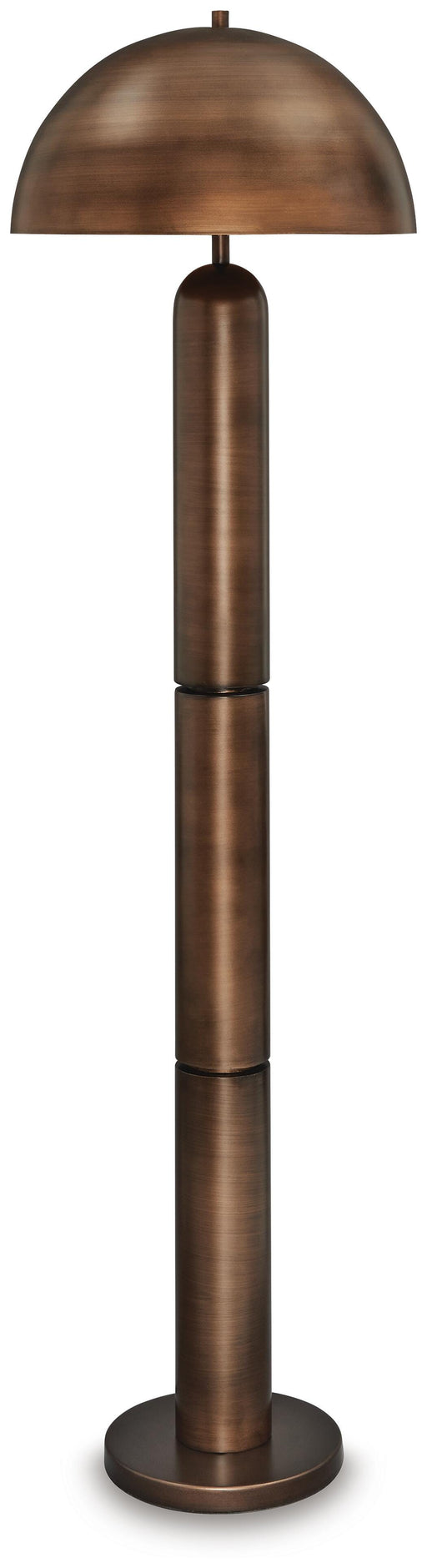 Signature Design Antique Copper Finish Metal Floor Lamp (1/CN)