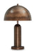 Signature Design Antique Copper Finish Metal Table Lamp (1/CN)