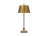 Signature Design Gold Finish/White Metal Table Lamp (1/CN)