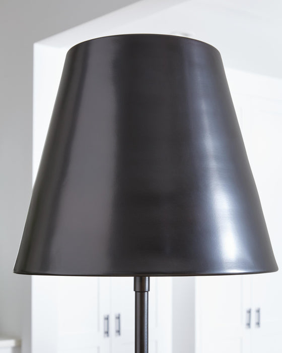 Signature Design Antique Bronze Finish Metal Floor Lamp (1/CN)