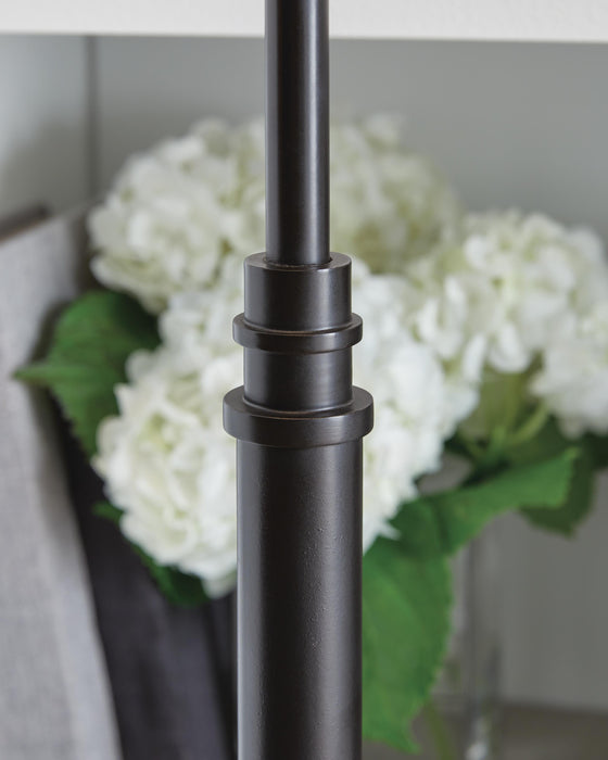 Signature Design Antique Bronze Finish Metal Table Lamp (1/CN)