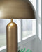 Signature Design Antique Gold Finish Metal Floor Lamp (1/CN)
