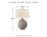 Signature Design Beige Paper Table Lamp (1/CN)