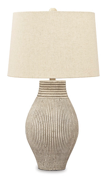 Signature Design Beige Paper Table Lamp (1/CN)