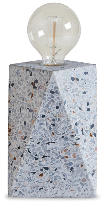 Signature Design White Concrete Table Lamp (1/CN)