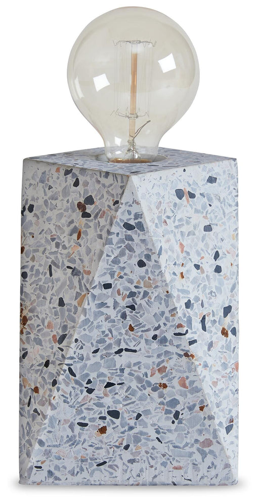 Signature Design White Concrete Table Lamp (1/CN)