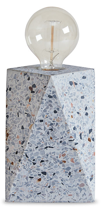 Signature Design White Concrete Table Lamp (1/CN)