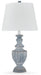 Signature Design Antique Blue Terracotta Table Lamp (1/CN)