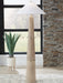 Signature Design Brown/Gold Finish Poly Floor Lamp (1/CN)