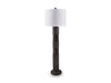 Signature Design Distressed Black Poly Floor Lamp (1/CN)