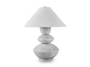 Signature Design Distressed White Poly Table Lamp (1/CN)
