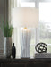 Signature Design Antique Gray Poly Table Lamp (1/CN)