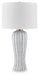 Signature Design Antique Gray Poly Table Lamp (1/CN)