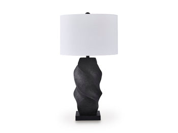 Signature Design Black Poly Table Lamp (1/CN)