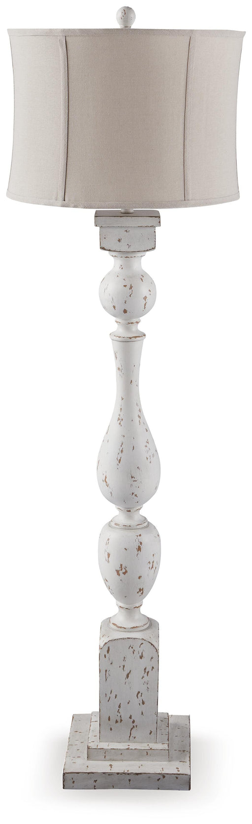 Signature Design Antique White Poly Floor Lamp (1/CN)