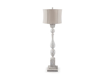 Signature Design Antique White Poly Floor Lamp (1/CN)