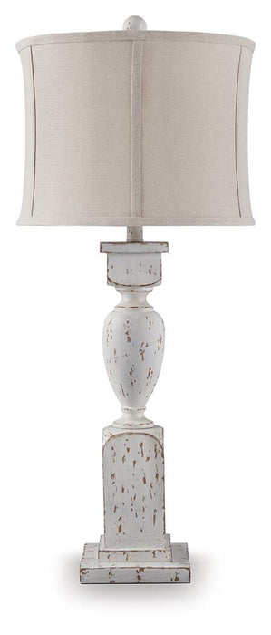 Signature Design Antique White Poly Table Lamp (1/CN)