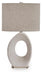 Signature Design Cream/Gold Finish Paper Table Lamp (1/CN)