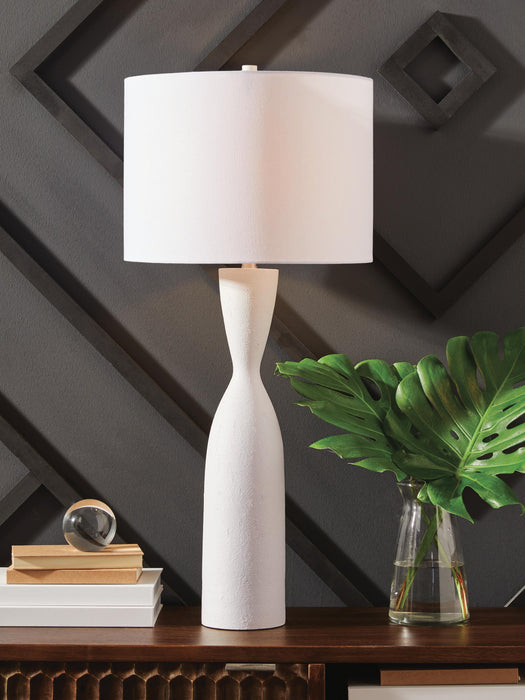 Signature Design White Poly Table Lamp (1/CN)